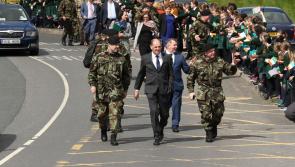 Minister with Responsibility for Defence in Donegal to review Irish troops  heading for service with UNIFIL