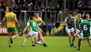 Donegal leading dogged championship tussle at Brewster Park at half-time