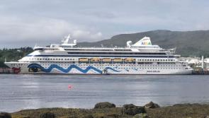 A commercial boost for south and south west Donegal as the beautiful AIDAaura docks in Killybegs port overnight