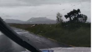 Rescue 118 helicopter airlifts walker off Errigal