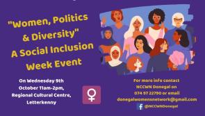 Event that raises questions about women in politics to be held in Letterkenny this Wednesday