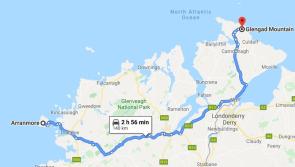 Three hour journey for Donegal soccer team to play a game within their own county!