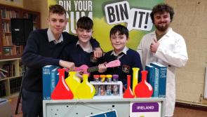 Nationwide Bin It! campaign continues with visits to schools in Donegal