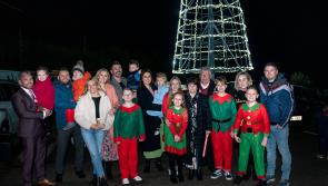 Ireland’s biggest Christmas tree illuminates Donegal village