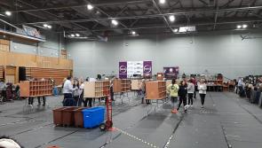 Donegal count  resumes  at Aura Leisure Centre in Letterkenny