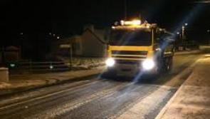 Donegal's roads will be gritted this evening