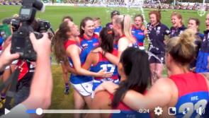 Watch: Former Donegal captain and her team-mates celebrate Aussie Rules win