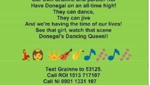 Donegal is channelling its inner ABBA for Gráinne and Kai this St Patrick's Weekend 