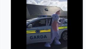 Watch: Gardaí make sure the Easter Bunny is out and about