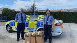 Donegal gardaí collect personal protection equipment to distribute to nursing homes