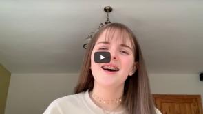 President Higgins thanks Donegal student for her song of hope