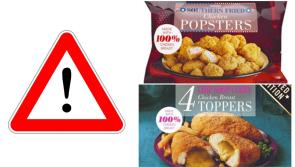FOOD SAFETY ALERT: Major supermarket chain recalls two chicken products due to presence of Salmonella