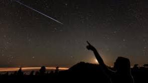 Lots of meteors in the Donegal sky tonight