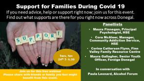 North Central Donegal Child and Family Support Network to host free online event for parents

