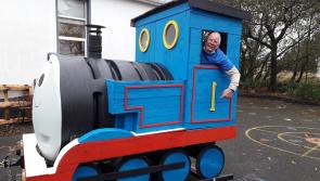 A Donegal Men’s Shed wins at National Upcycle Challenge with delightful Thomas the Tank Engine