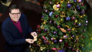 Bishop decorates cathedral Christmas tree with a bar of soap