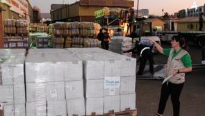 Concern team receives vital aid flight in Sudan on Christmas Day 