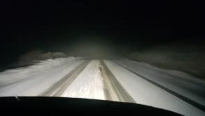 Snow and black ice leading to dangerous conditions on roads around the county