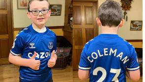 Nice surprise for Gweedore United underage player from Seamus Coleman
