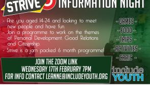 Information night for youths in Donegal border town