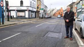 A Donegal town  vibrates to shake rattle and roll  . . . from the manholes!