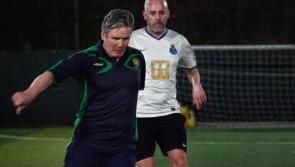 Labour leader's Donegal political football link