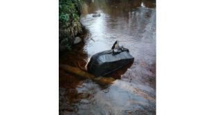 Tsunami of rubbish floating down one of Donegal's top salmon rivers