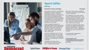 We're hiring - Sports Editor in Donegal