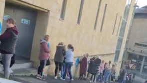 VIDEO: Large queue forms for the reopening of  Primark store