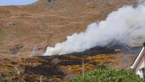 BREAKING: Fire Service battling Donegal gorse fire