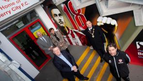 Mural to Derry City legend Mark Farren unveiled at Brandywell stadium