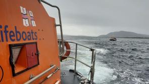 Lifeboat launched to assist vessel with nine people on board off Donegal coast