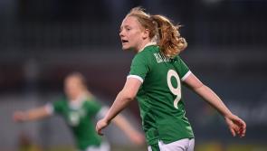 Watch: Amber Barrett's goal for the Republic of Ireland against Iceland 