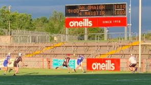 GAA President pops into Omagh to watch Four Masters take on St Enda's