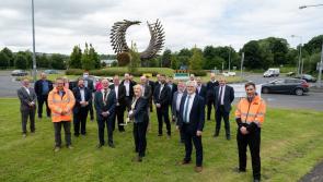 First sod turned on  N56 Four Lane Road Project