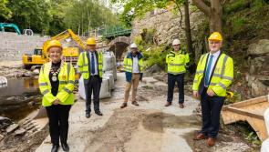 Works progressing on restoration works at Buncrana's Swan Park