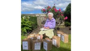 Donegal centenarian beating lockdown with a good book