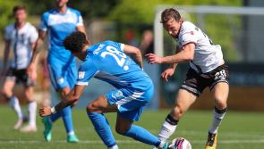 Hot-stuff: Full time at Oriel Park as one goal seals the issue between Dundalk and Finn Harps