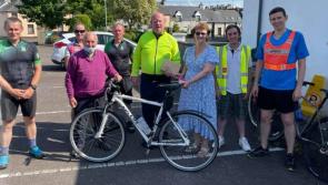 Donegal clergyman finishes his marathon charity cycle