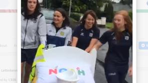 WATCH: Donegal ladies footballers join in Noah's Bed Push shortly after Ulster Final