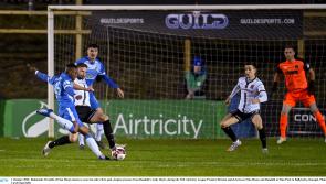 WATCH: This Tunde Owolabi goal means Finn Harps lead Dundalk at half-time