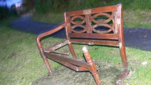 Outrage as memorial bench along picturesque Donegal shore walk vandalised