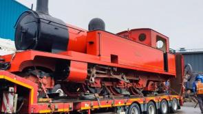 Famous steam engine begins journey back to Donegal 