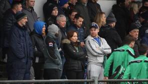 Supporters in Fintra at the Naomh Columba v Naomh Brid Intermediate Championship game 