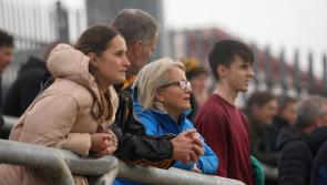 Supporters in MacCumhaill Park  at the St Eunan's v St Naul's  Senior Championship game 