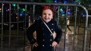 Watch: Christmas cheer as Callie (4) lights up Donegal Town