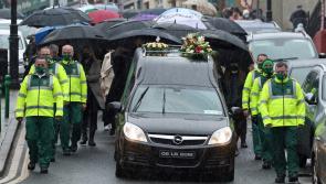 Mourners hear that beloved paramedic was a proud family man who dedicated his life to saving others