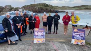Great turn out for New Year's Day Plunge in aid of Donegal charity Gemma's Legacy of Hope
