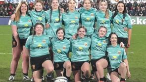 Inishowen U16 Girls recognised in Ravenhill for commitment to rugby in front of 18,000 spectators