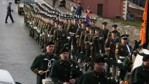 28 Inf Batt march commemorated 100th anniversary of takeover of Finner Camp